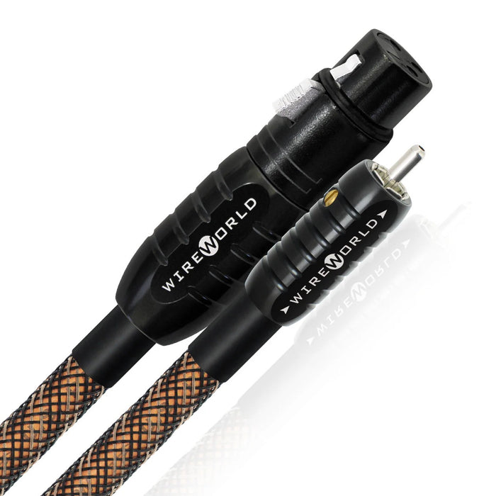 WireWorld Eclipse 8 XLR Cables; 1m Pair Balanced Interconnects (Sealed)