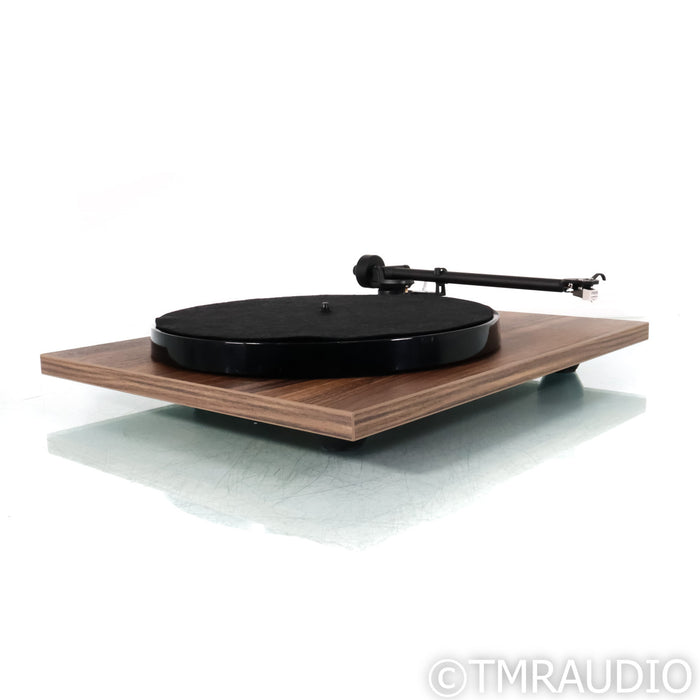 Rega Planar 1 Plus Belt Drive Turntable; Walnut; Carbon MM Cartridge (Open Box)
