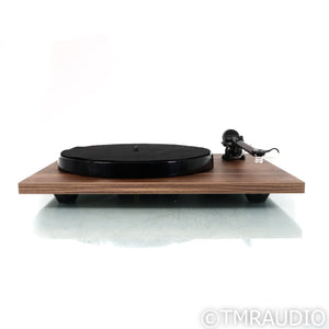 Rega Planar 1 Plus Belt Drive Turntable; Walnut; Carbon MM Cartridge (Open Box)