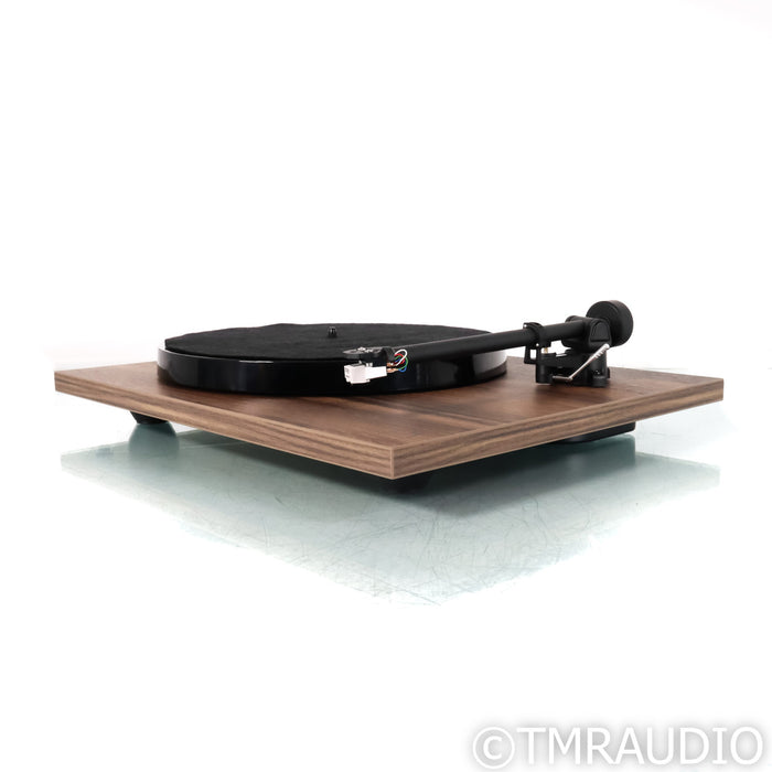 Rega Planar 1 Plus Belt Drive Turntable; Walnut; Carbon MM Cartridge (Open Box)