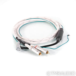 WyWires Platinum Phono DIN to RCA Cable; 4ft Tonearm Interconnect