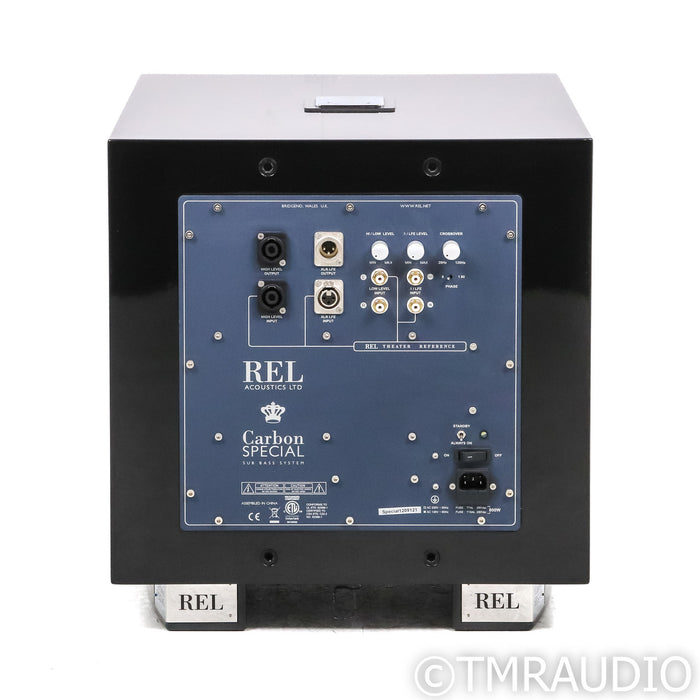 REL Carbon Special 12" Powered Subwoofer; Piano Black (Demo)