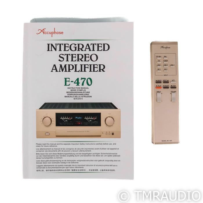 Accuphase E-470 Stereo Integrated Amplifier