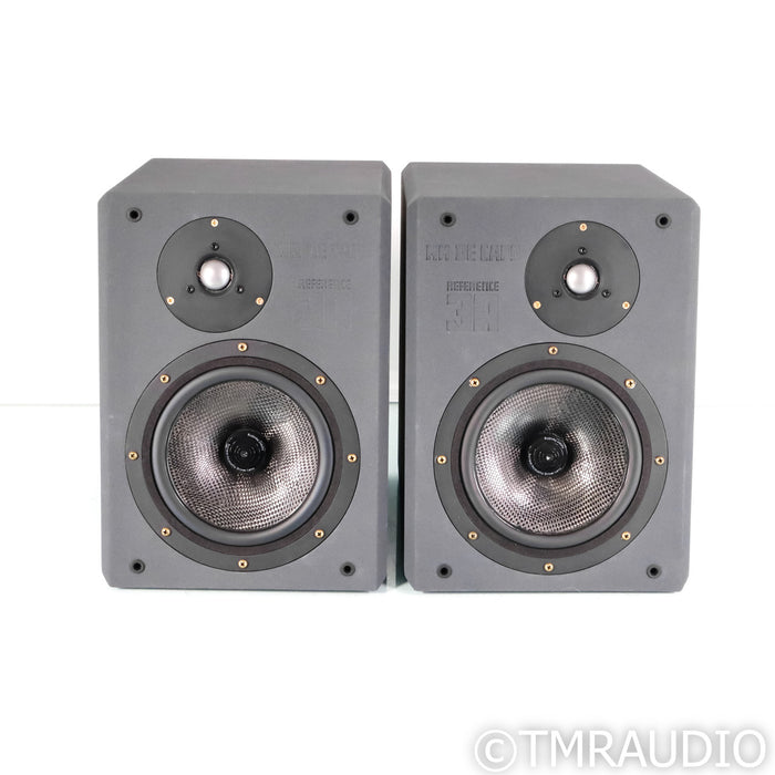 Reference 3A MM De Capo BE Bookshelf Speakers; Grey Suede Pair