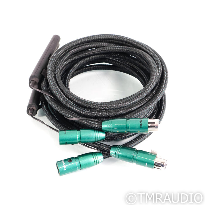 AudioQuest Columbia XLR Cables; 3m Pair Balanced Interconnects; 72v DBS