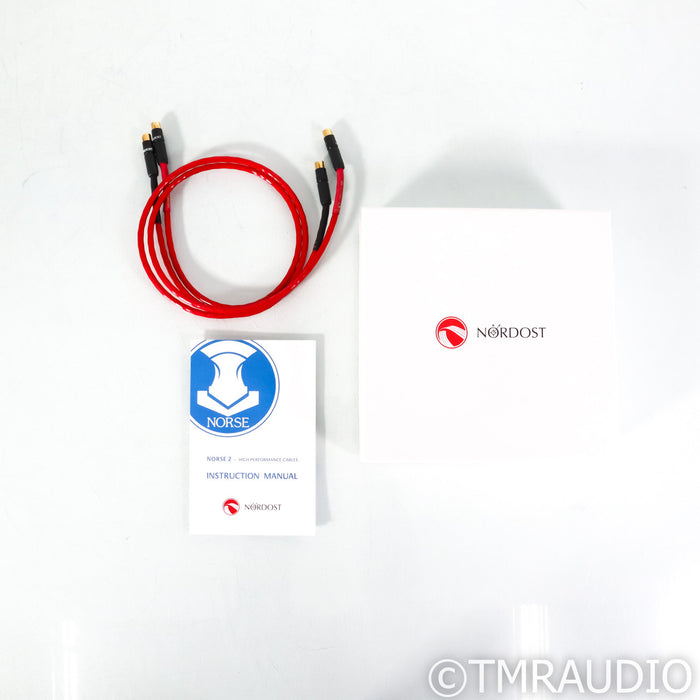 Nordost Heimdall 2 RCA Cables; 1m Pair Interconnects