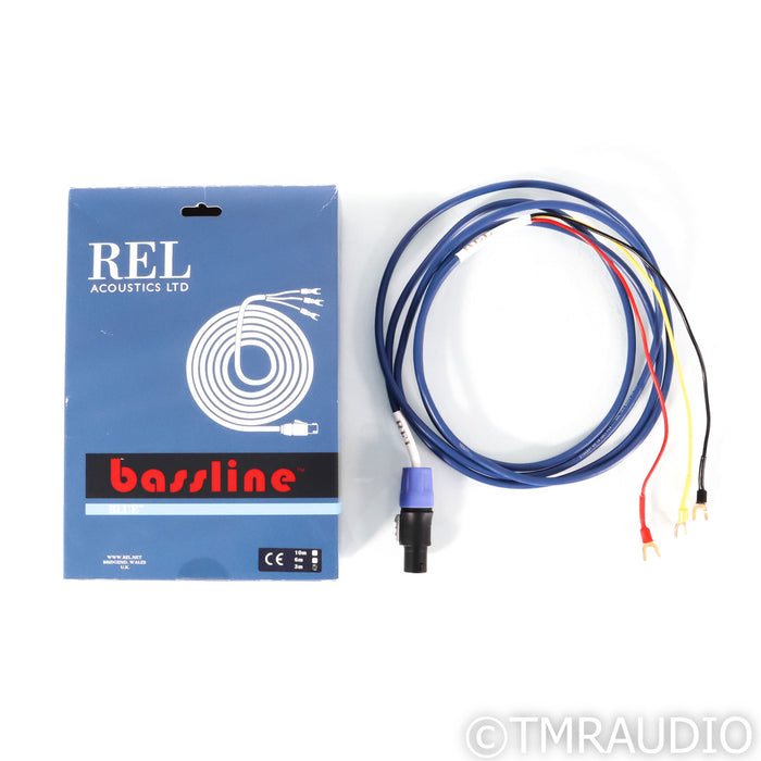 REL Acoustics Bassline Blue Subwoofer Cable; 3m Interconnect