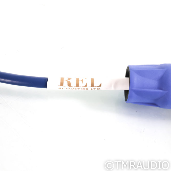 REL Acoustics Bassline Blue Subwoofer Cable; 3m Interconnect