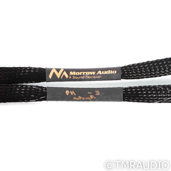 Morrow Audio PH5 RCA Phono Cables; 1m Pair Interconnects