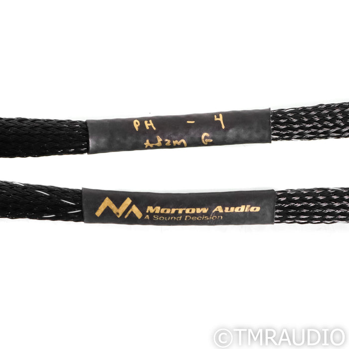 Morrow Audio PH4 RCA Phono Cables; 1.5m Pair Interconnects