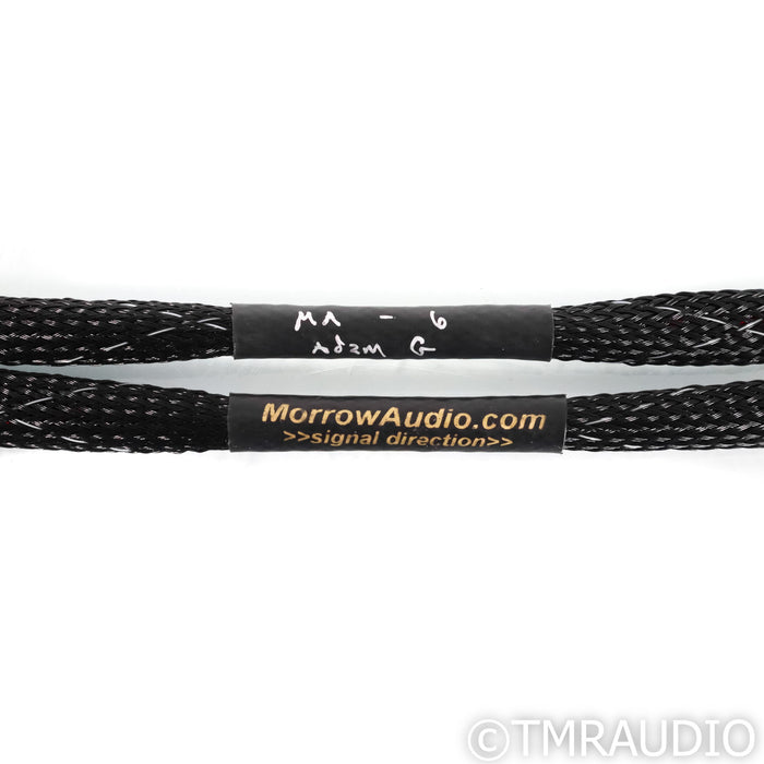 Morrow Audio MA6 RCA Cables; 1m Pair Interconnects