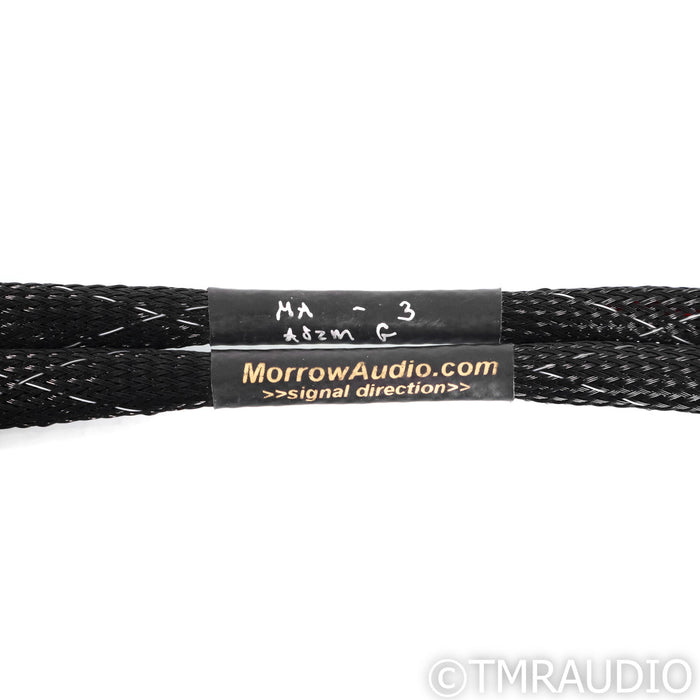 Morrow Audio MA3 RCA Cables; 1m Pair Interconnects
