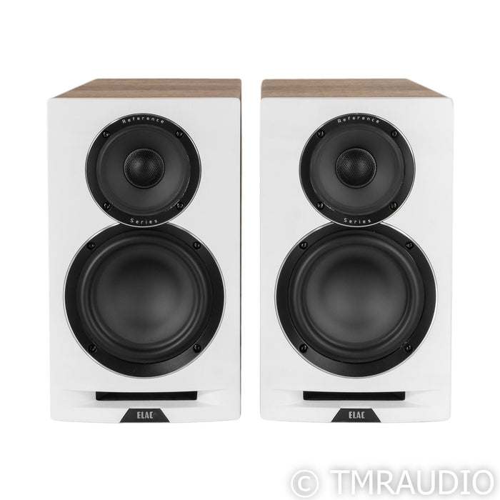 ELAC Uni-Fi Reference UBR62 Bookshelf Speakers; Satin White & Oak Pair