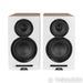 ELAC Uni-Fi Reference UBR62 Bookshelf Speakers; Satin White & Oak Pair