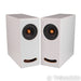 Closer Acoustics OGY Bookshelf Speakers; White Pair w/ Custom Baffle