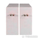 Closer Acoustics OGY Bookshelf Speakers; White Pair w/ Custom Baffle