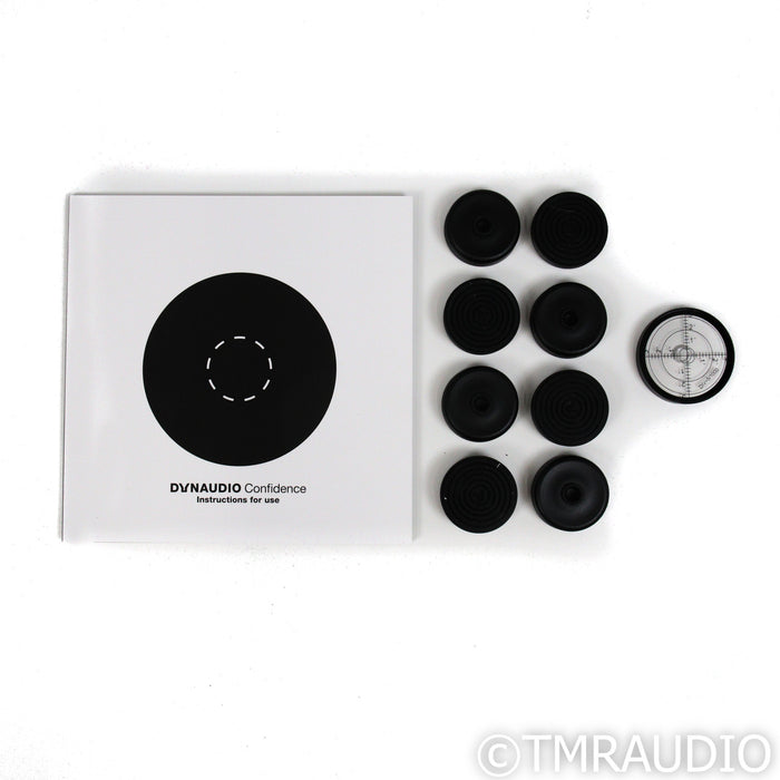 Dynaudio Confidence 20 Bookshelf Speakers; Raven Wood Pair w/ Stands