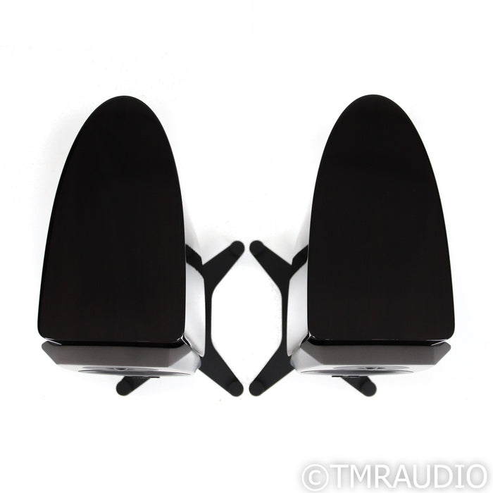 Dynaudio Confidence 20 Bookshelf Speakers; Raven Wood Pair w/ Stands