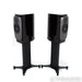 Dynaudio Confidence 20 Bookshelf Speakers; Raven Wood Pair w/ Stands