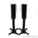 Dynaudio Confidence 20 Bookshelf Speakers; Raven Wood Pair w/ Stands