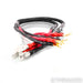 Granite Audio 753 Speaker Cables; 1m Pair; Paddle Terminations