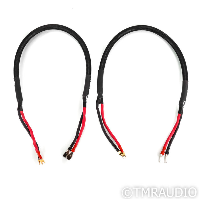 Granite Audio 753 Speaker Cables; 1m Pair; Paddle Terminations