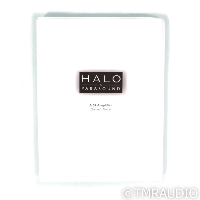 Parasound Halo A 51 Five Channel Power Amplifier