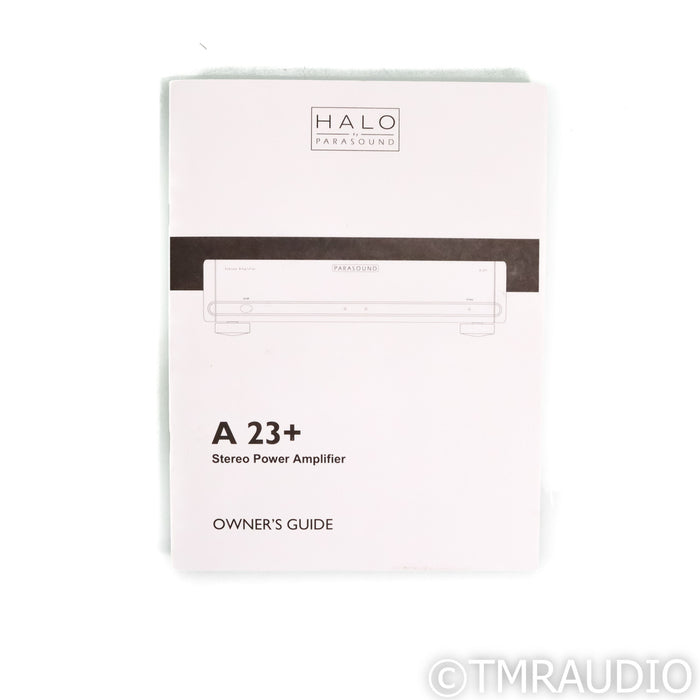 Parasound Halo A 23+ Stereo Power Amplifier
