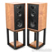 Wharfedale Linton 85th Anniversary Bookshelf Speakers; Walnut Pair w/ Stands