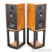 Wharfedale Linton 85th Anniversary Bookshelf Speakers; Walnut Pair w/ Stands