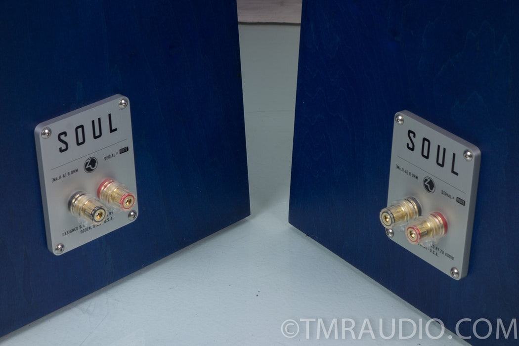 Zu Audio Soul Mkii mk 2 Electric Blue Speakers