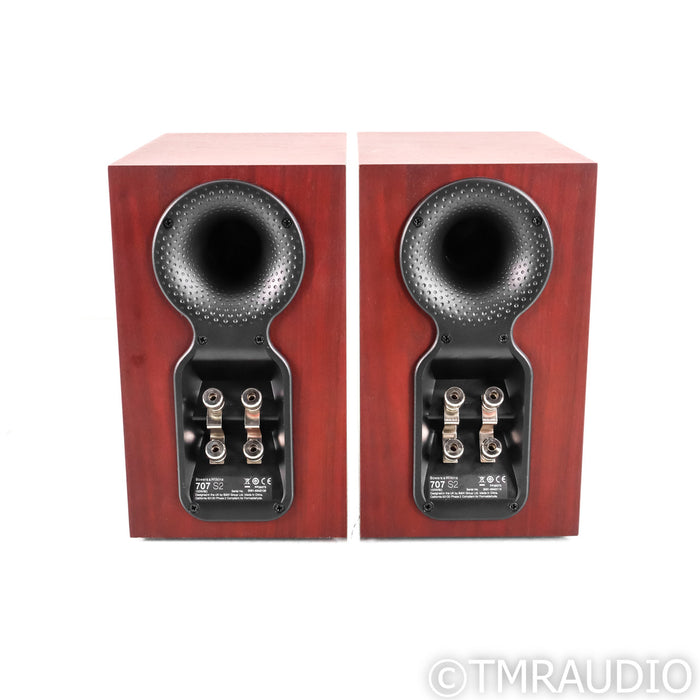 Bowers & Wilkins 707 S2 Bookshelf Speakers; Rosenut Pair