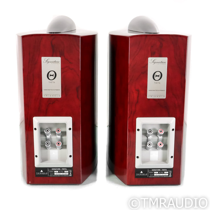 Triangle Signature Theta Bookshelf Speakers; Mahogany Pair