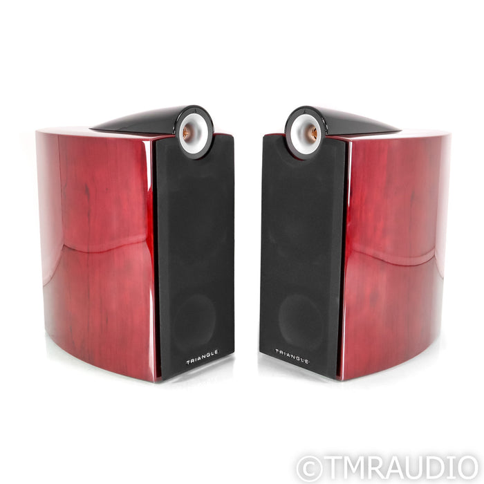 Triangle Signature Theta Bookshelf Speakers; Mahogany Pair