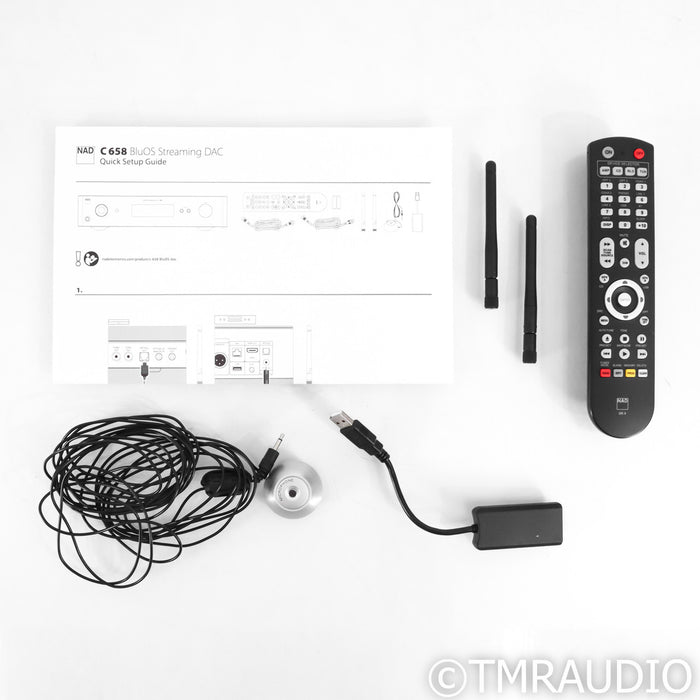 NAD C 658 BluOS Wireless Streaming DAC; D/A Converter; MM Phono