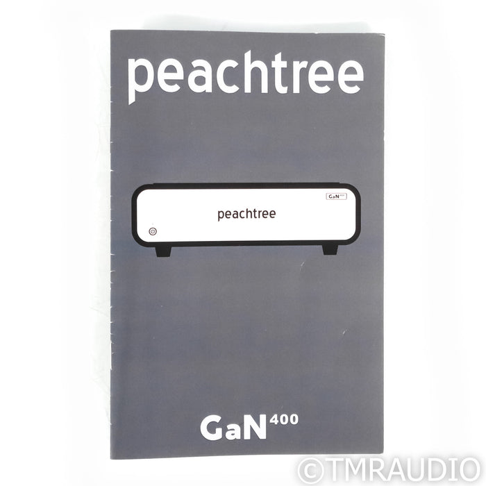 Peachtree Audio GaN400 Stereo Power Amplifier; Ash