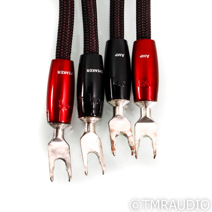AudioQuest William Tell Zero Speaker Cables; 6' Pair