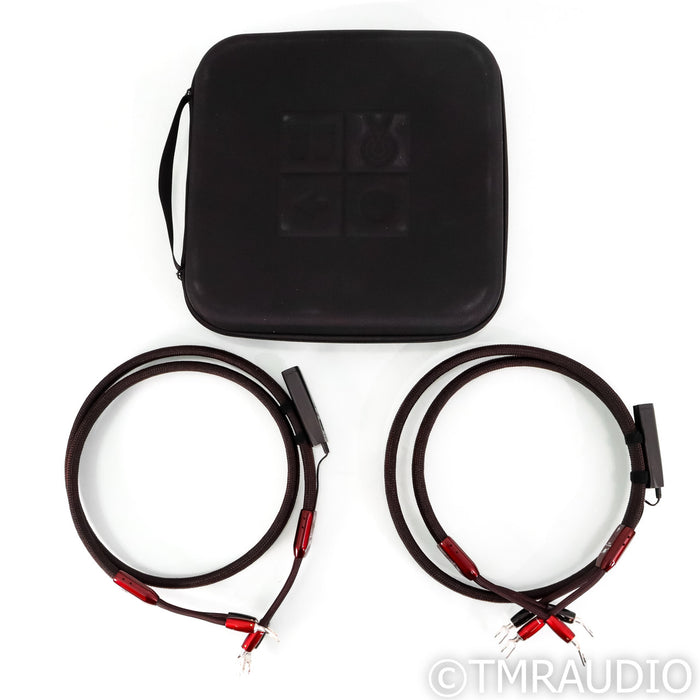 AudioQuest William Tell Zero Speaker Cables; 6' Pair