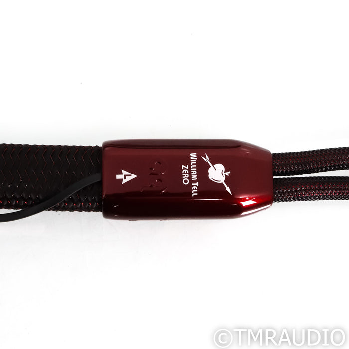 AudioQuest William Tell Zero Speaker Cables; 6' Pair