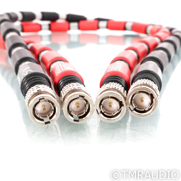 Wave High Fidelity STREAM Premium BNC Digital Coaxial Cables; 1m Pair