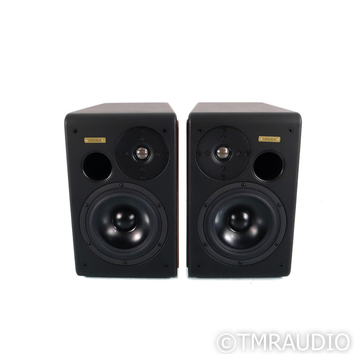 Opera Loudspeakers Prima Bookshelf Speakers; Mahogany Pair