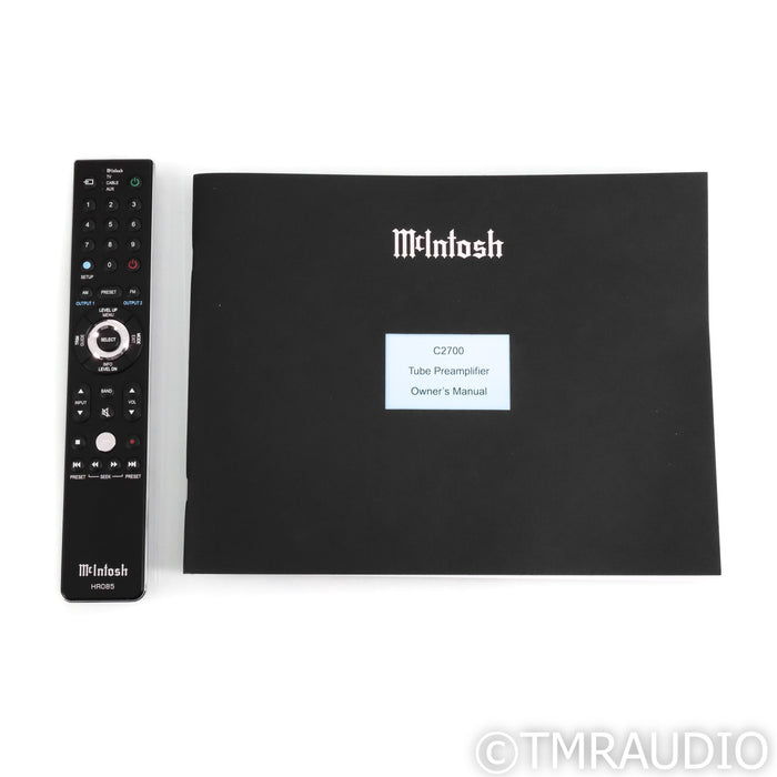 McIntosh C2700 Stereo Tube Preamplifier; MM & MC Phono
