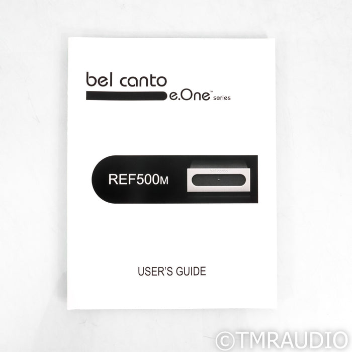 Bel Canto REF500M Monoblock Power Amplifiers; Pair