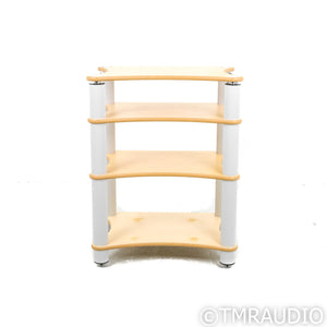 Solid Tech Radius Solo 4 Shelf Stand; Top-Shelf Suspension; Birch