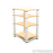 Solid Tech Radius Solo 4 Shelf Stand; Top-Shelf Suspension; Birch