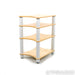 Solid Tech Radius Solo 4 Shelf Stand; Top-Shelf Suspension; Birch