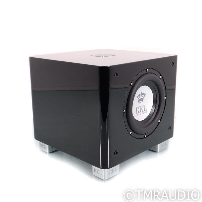 REL Acoustics T/7x 8" Powered Subwoofer; High Gloss Black