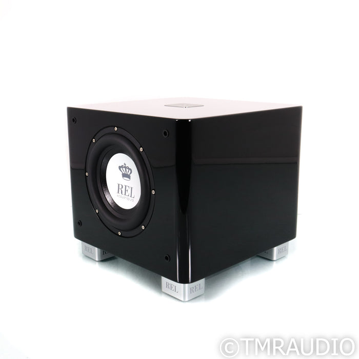 REL Acoustics T/7x 8" Powered Subwoofer; High Gloss Black