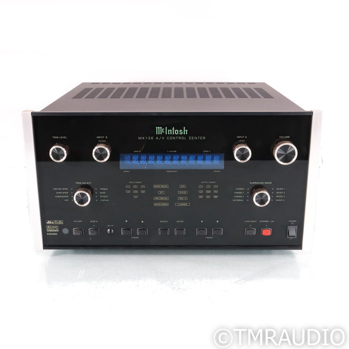 McIntosh MX136 7.1 Channel Home Theater Processor; AS-IS (No HDMI Output)