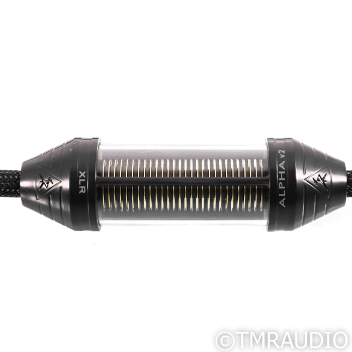 Shunyata Research Alpha V2 XLR Cables; 1.5m Pair Balanced Interconnects